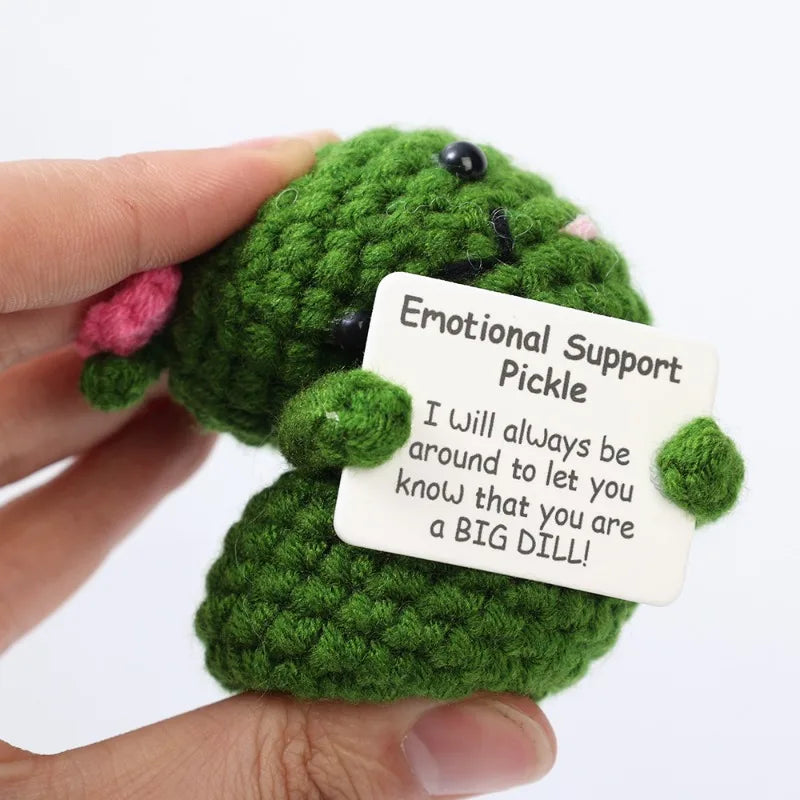 Emotional Support Pickle Crochet