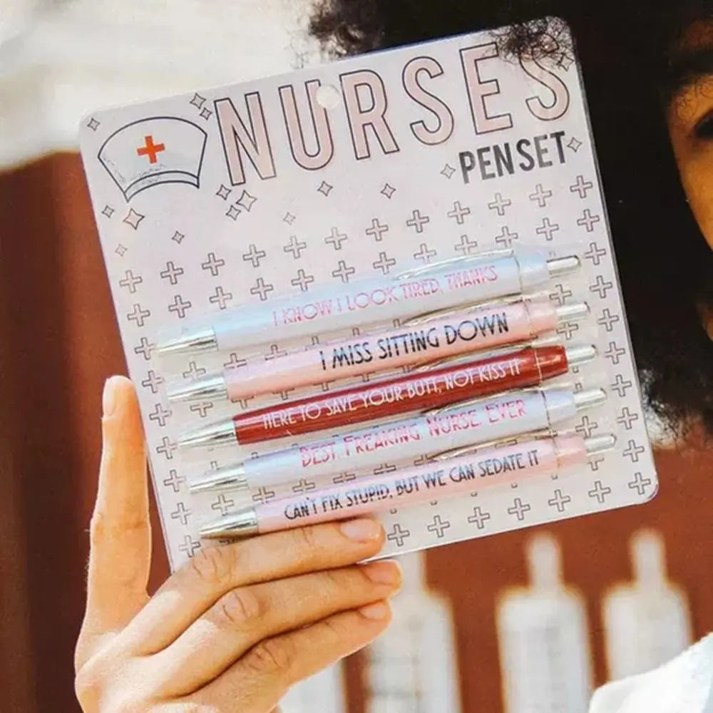 Funny Nursing Pens Set