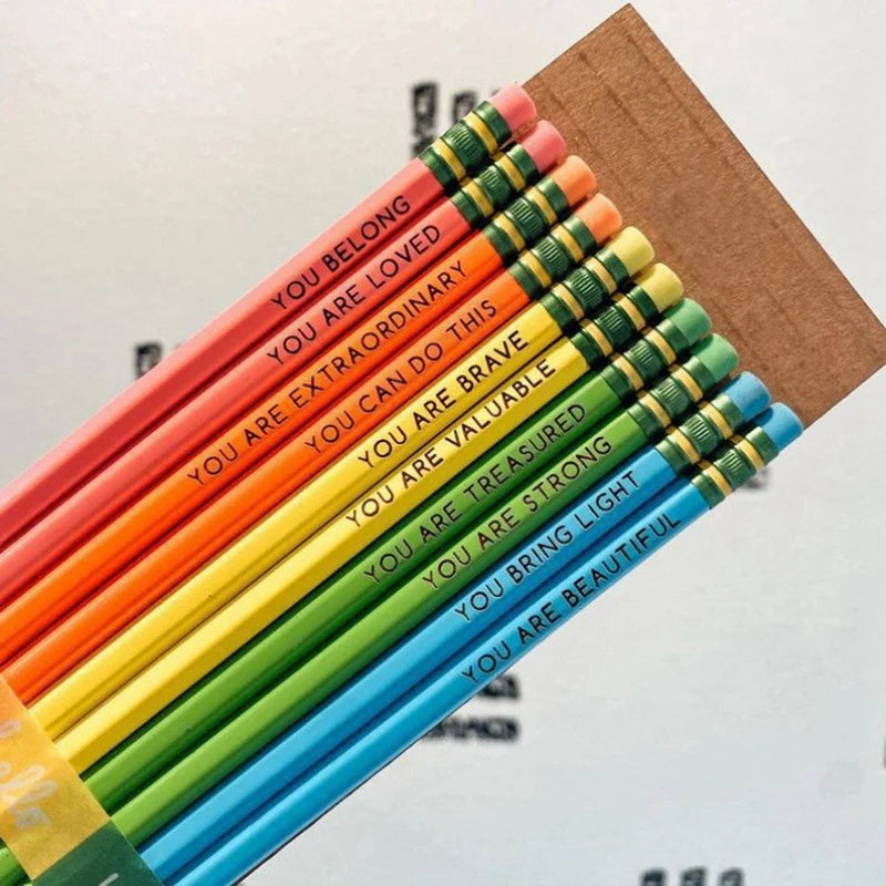 Inspirational Affirmation Pencil Set