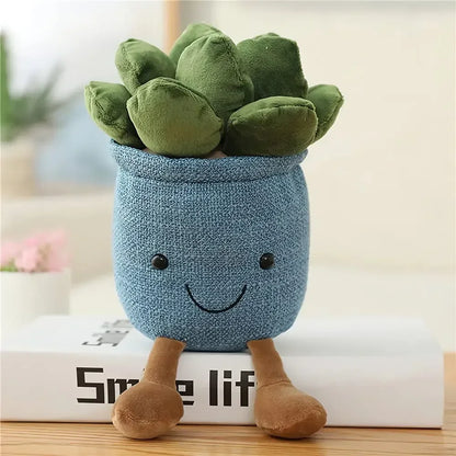 Succulent Flower Pot Desk Companion