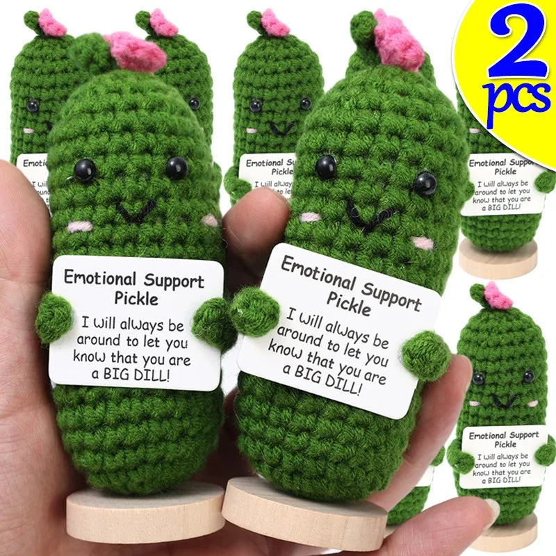 Emotional Support Pickle Crochet