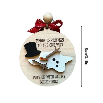 Christmas Wooden Friendship Ornaments