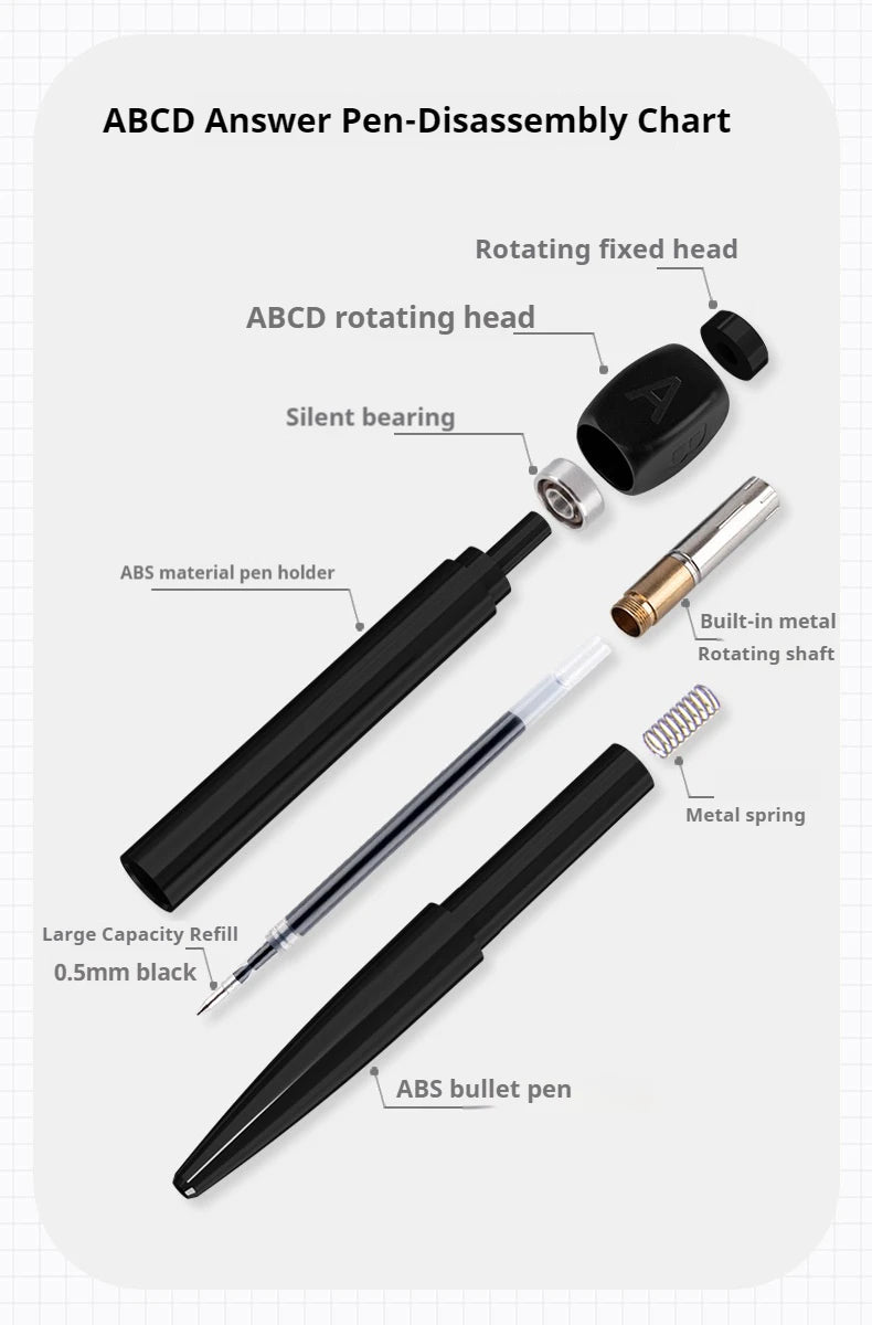 ABCD Rotating Answer Pen