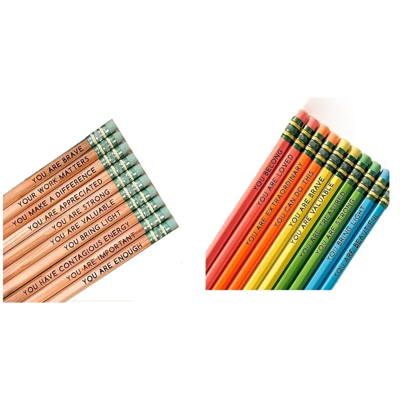 Inspirational Affirmation Pencil Set