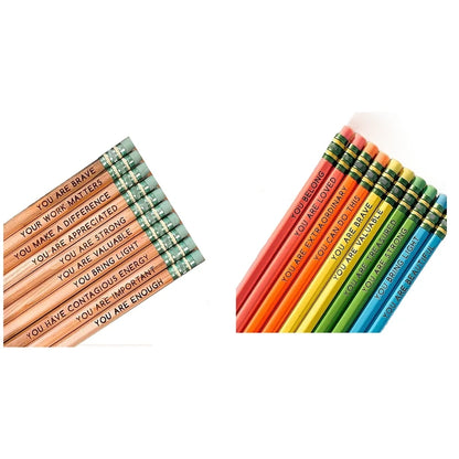 Inspirational Affirmation Pencil Set