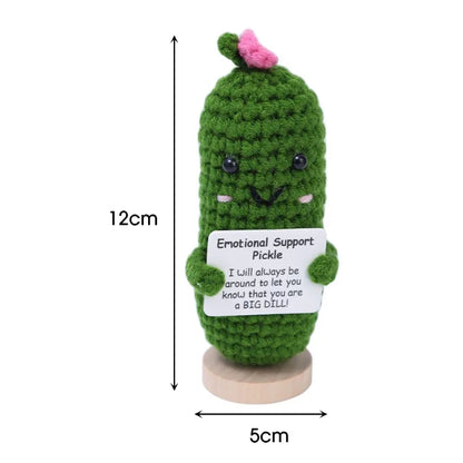 Emotional Support Pickle Crochet