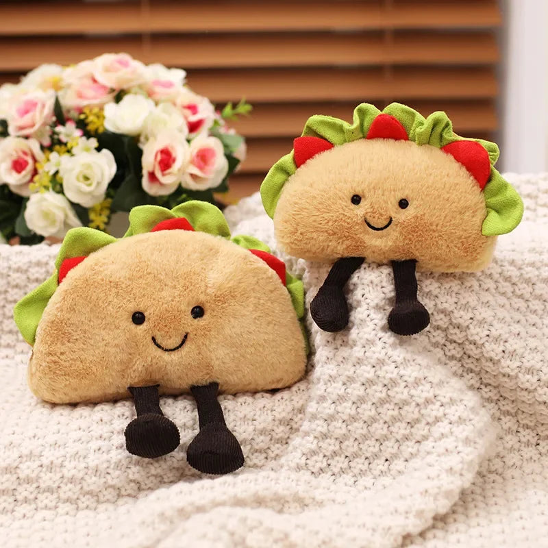 Plush Taco Desk Decor Companions