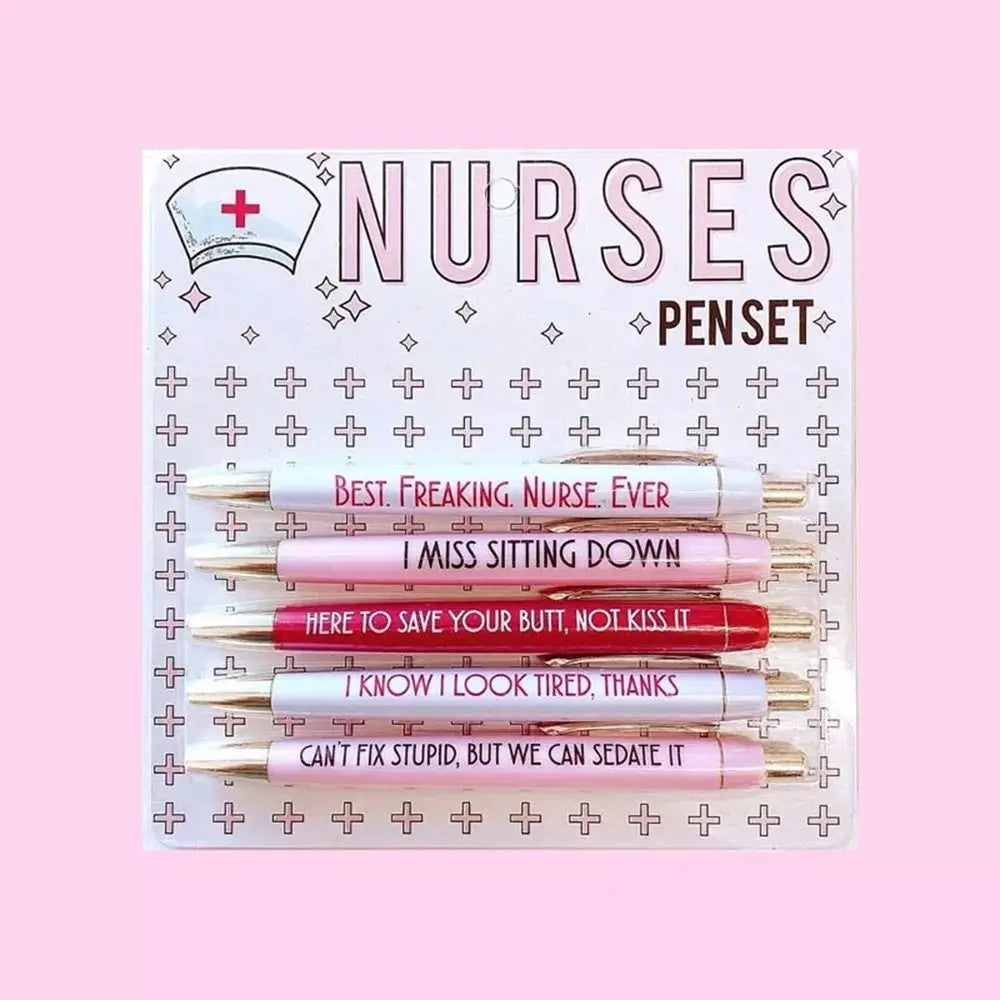 Funny Nursing Pens Set