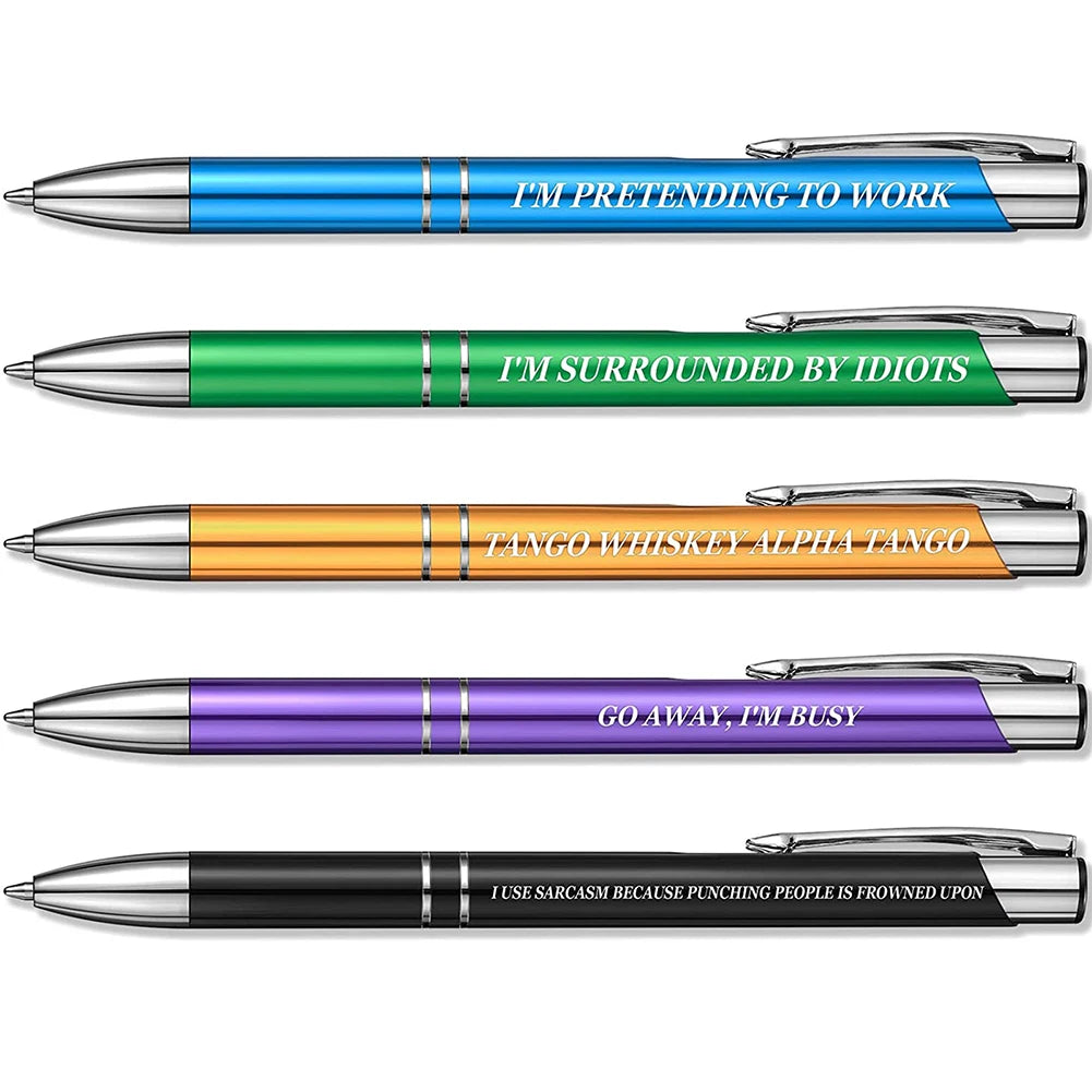 Funny Sarcastic Ballpoint Pen Set