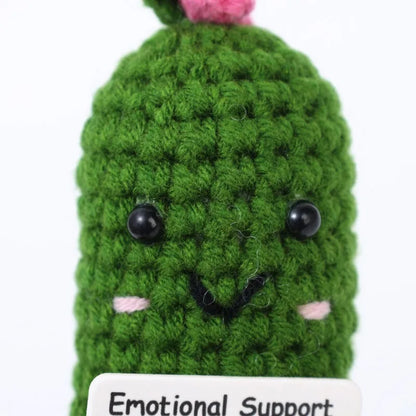 Emotional Support Pickle Crochet