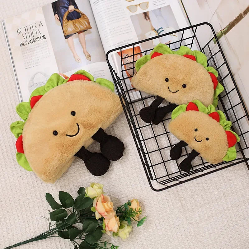 Plush Taco Desk Decor Companions