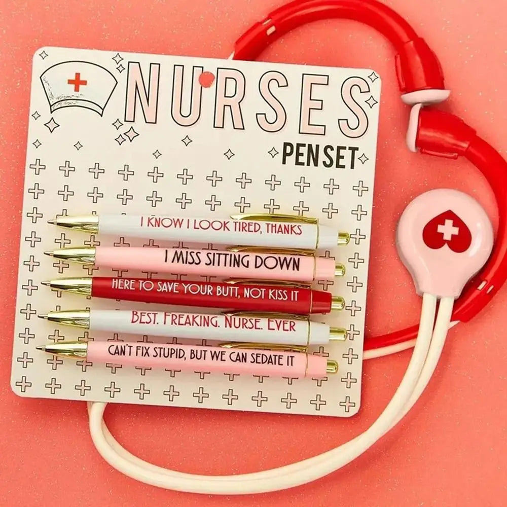 Funny Nursing Pens Set