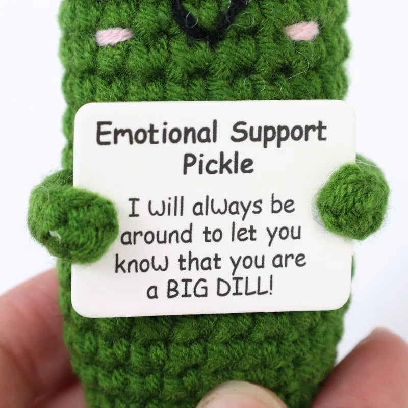 Emotional Support Pickle Crochet