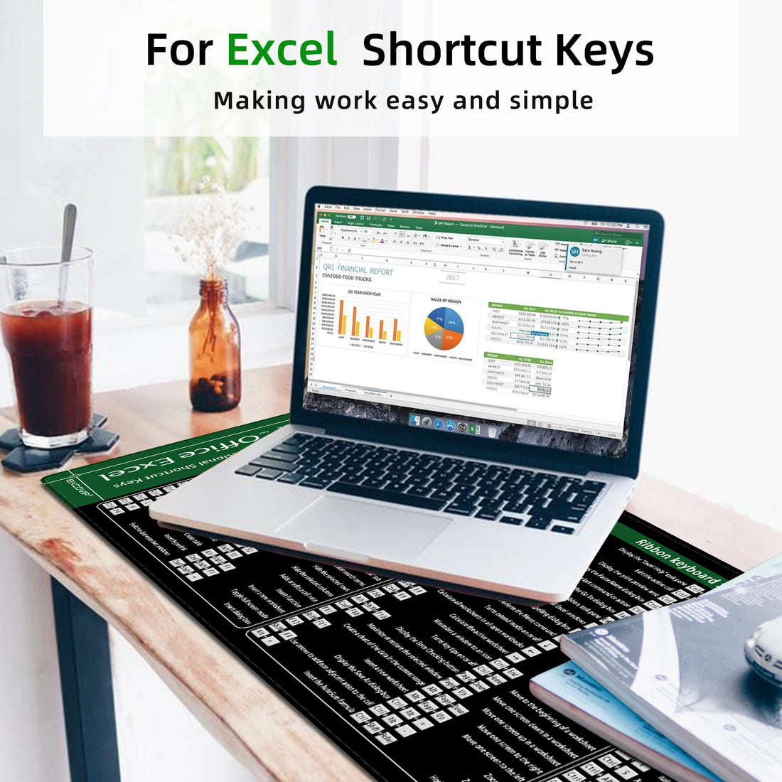 Excel Shortcuts Extended Mouse Pad